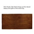 thumbnail image 2 of Leick Furniture Table Basse Rectangulaire en Bois Style Ardoise Rustique en Chêne Rustique, 2 of 6