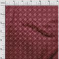 thumbnail image 3 of oneOone Polyester Spandex Maroon Fabric Geometric Craft Projects Decor Fabric Printed By The Yard 56 Inch Wide, 3 of 5