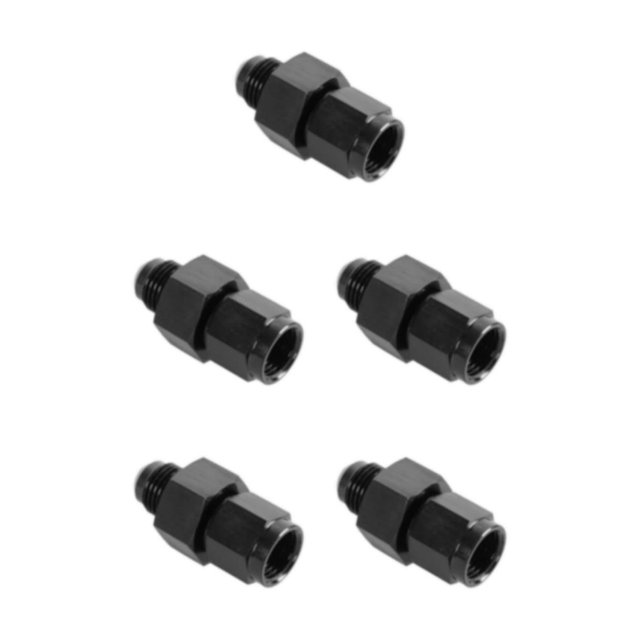 Transemion Raccord de Coupure de Pression avec Port de Jauge 1/8 NPT Pièces Auto Fiables et Durables 6AN 5Set
