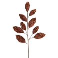 thumbnail image 1 of Vickerman QG191876 29 in. Mocha Glitter Leaf Spray - 6 per Bag, 1 of 2