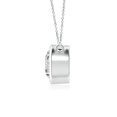 thumbnail image 2 of Angara Collier en Diamant Naturel - Collier Solitaire en Diamant Rond Serti Clos en Platine pour Femmes, 2 of 10