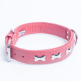 thumbnail image 4 of ROTTERDAM BONES Leather Dog Collar Single- Row Bones, 4 of 4