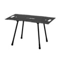 thumbnail image 1 of S SERENABLE Table Pliante Hauteur Réglable Polyvalente Stable Table d'Extérieur Table Basse de Pique-Nique Mobilier pour Sac à Dos Randonnée Jardin Noir, 1 of 9