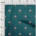 thumbnail image 1 of oneOone Polyester Lycra Feuilles & Imprimé Floral Bloc Tissu BTY 56 Pouces de Large, 1 of 4