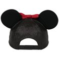 thumbnail image 4 of Minnie Mouse Signature Glitter Cap with 3D Ears and Bow, 4 of 5