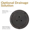 thumbnail image 4 of Sunnydaze Weather-Resistant Double-Walled Arabella Outdoor Flower Pot Planter - 19.5" - Rust Finish - 2-Pack, 4 of 10