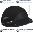 thumbnail image 3 of HSHDLDF Quick Dry Sports Cap Lightweight Breathable Soft Hat, 3 of 6