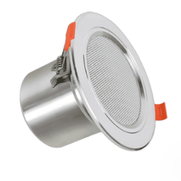 2X 8Ohm 10W Bathroom Ceiling Speaker Background Music System Moisture-Proof Aluminum Can Fashion In-Ceiling Speaker
