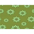 thumbnail image 1 of Ahgly Company Machine Washable Indoor Rectangle Transitional Green Area Rugs, 3' x 5', 1 of 7