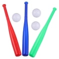 thumbnail image 1 of LOLIPPYY 5Pcs Kids Baseball Set Green Bat Shape Ball Shape Indoor Play Toddler Birthday, 1 of 5