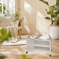 thumbnail image 4 of Grande Capacité Belle Étagère à Chaussures sous le Lit Multicouche Armoire de Rangement Domestique pour Chaussures Organisateur de Chaussures Mobile avec Roues Grand Volume Armoire de Rangement pour Chaussures d'Entrée Placard d'Entrée Liquidation, 4 of 6