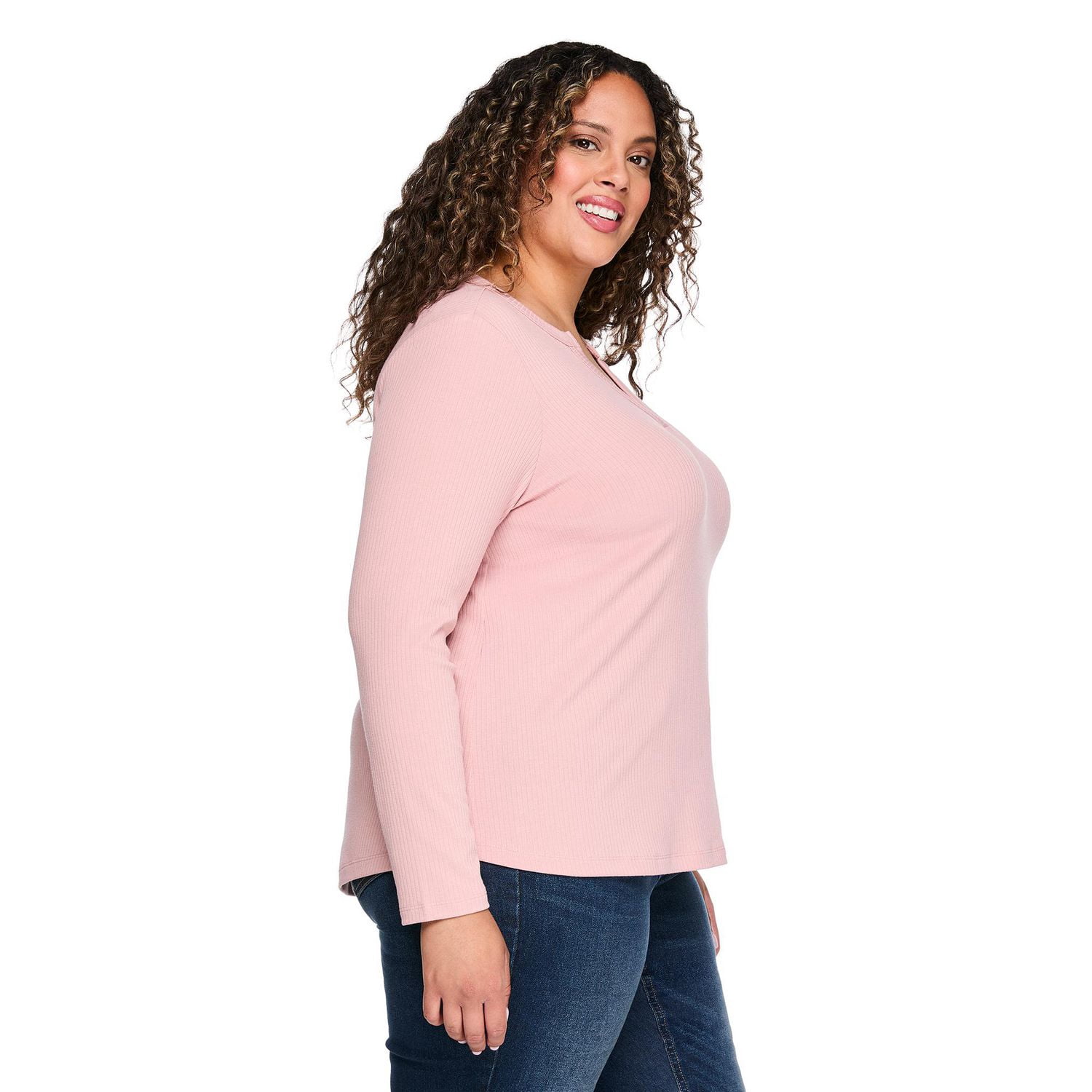 Lane Bryant Women's Plus Long-Sleeve Top