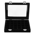 thumbnail image 2 of Nail Art Box, Rhinestone Storage Box 24 Grids 2 Colors Rhinestone Box, For Storing A Variety Of Jewelry, 2 of 5