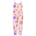 thumbnail image 4 of TIMIFIS Combinaison Sans Manches pour Bébé Fille, Imprimé Œufs de Pâques, Tenue d'Été - 3-4 Ans, 4 of 6