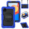 thumbnail image 1 of XYX For Xiaomi Redmi Pad SE 8.7 inch 2024, 360 Rotating Shockproof Cover with Stand, Screen Protector, Shoulder Strap, Blue, 1 of 7