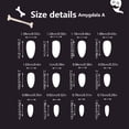 thumbnail image 2 of WIFKLSIIPG European and Wear A Black French Gradient Short Almond Can Be Nail 1ml, 2 of 7