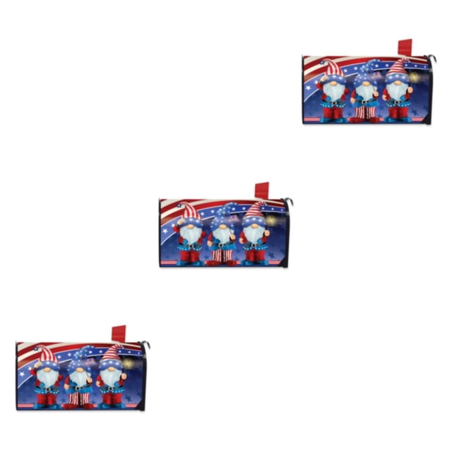 relayinert Brighten Up Front Yard Bright And Warm Decoration Mailbox Cover Standard Size Cloth Printed Spring Mailbox Cover YTYH2309100 3Set