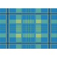 thumbnail image 1 of Ahgly Company Machine Washable Indoor Rectangle Transitional Turquoise Green Area Rugs, 8' x 10', 1 of 7