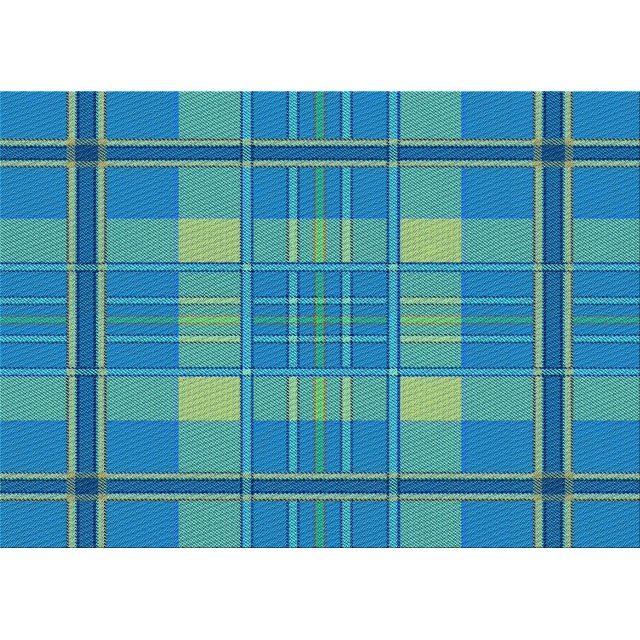 Ahgly Company Machine Washable Indoor Rectangle Transitional Turquoise Green Area Rugs, 8' x 10'