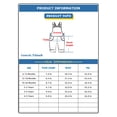 thumbnail image 4 of Kidscool Space Little Girl Boy Patchwork Decor Fashion Jeans Shortalls,Blue,12-18 Months, 4 of 8