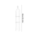 thumbnail image 2 of M Climbing Vines Flower Trellis Plant Support Bracket For Outdoor Courtyard Balcony Adjustable Height Assembled Framework, 2 of 7