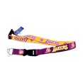 thumbnail image 1 of NBA LOS Angeles Lakers Reversible Clip Lanyard Keychain Id Ticket Holder, 1 of 1