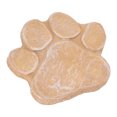 thumbnail image 2 of Pet Monument, Resin DIY Lettering Comforting Weatherproof Exquisite European Style Pawprint Memorial Stone  For Garden For Dog Sandy Yellow, 2 of 8