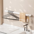 thumbnail image 1 of TIELUTT Household Bath Towel Rack Bathroom Storage Slippers Rack Toilet Toilet Wall Stainless Steel Rack Dish Dry Rack Small Dish Rack Rolling Dish Rack over Basin Stand, 1 of 5