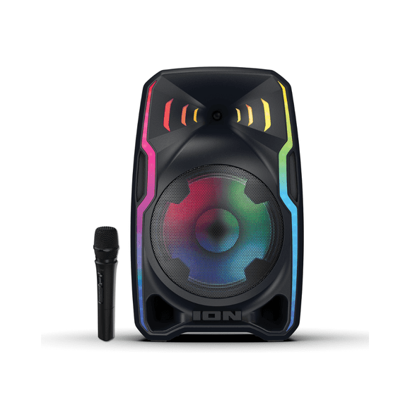 ION Bluetooth Speaker with Wireless Mic and Total PA™ Apex Dynamic Lights