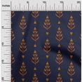 thumbnail image 1 of oneOone Cotton Poplin Fabric Leaves & Paisley Block Print Fabric BTY 56 Inch Wide, 1 of 4