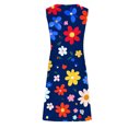 thumbnail image 5 of Ovzne Robes d'Été pour Femmes 2025 Robe Femme Mode d'Été pour Femmes Couleur Unie Poche Sans Manches Robe à Col en V Robe Grande Taille Robe Imprimée Liquidation, 5 of 5