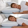 thumbnail image 3 of Sleep Innovations Forever Cool Gel Memory Foam Pillow, Standard, White, 3 of 5