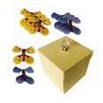thumbnail image 1 of KLKCMS Butterfly Gift Box Creative for Father's Day Wedding Anniversaries Yellow, 1 of 9