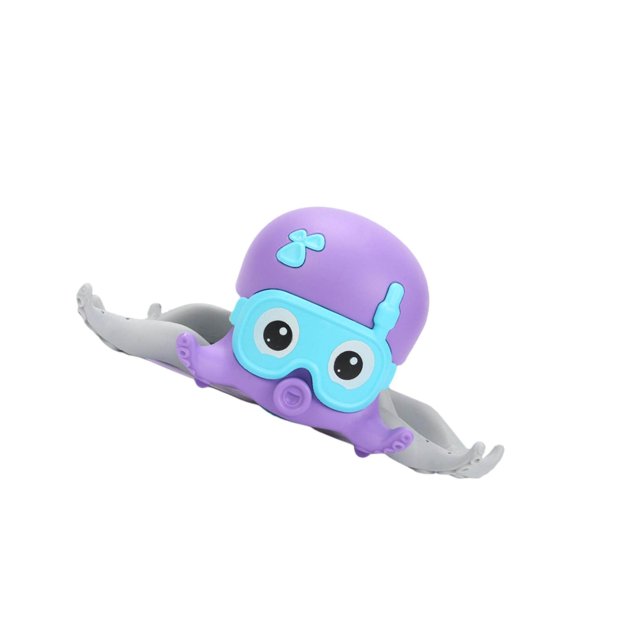serony Floating Octopus Bath Toy Bathtub Toy Animal Swimming Pool Toy Purple