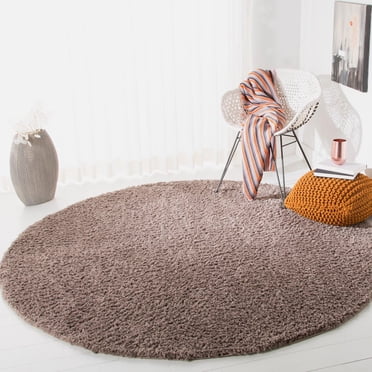 SAFAVIEH August Carlene Solid Plush Shag Area Rug