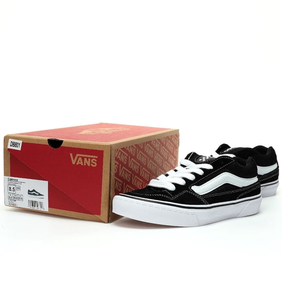 Vans Chaussures de skate en Toile sport Officielles Neuves, Système de Laçage Confortable, Rembourrage Épais en Mousse, Résistantes à l'Usure et Respirantes.