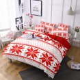 thumbnail image 1 of Innerwin Quilt Sets Printed Coverlet Set 3 Pieces Christmas Comforter Bedspread Lightweight Microfiber Breathable Ultra Soft Decor Style H Twin, 1 of 1