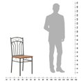 thumbnail image 4 of vidaXL Chaises de Salle à Manger 4 Pcs Marron MDF, 4 of 5