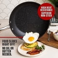 thumbnail image 4 of Granitestone Black Speckled 11 Inch Nonstick Fry Pan Skillet Oven and Stovetop Safe Dishwasher Safe Cookware, 4 of 4