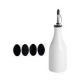 thumbnail image 4 of GUOOL Cooking Oil Bottle Ceramic Large Capacity 300ml Shoyu Sauce Dispenser Bottle White, 4 of 9