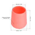 thumbnail image 2 of Unique Bargains 2 Pcs Silicone Fishing Rod Butt Cushion Protector Cap, Large, Pink, 2 of 7