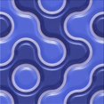 thumbnail image 1 of Ahgly Company Machine Washable Indoor Square Transitional Sky Blue Area Rugs, 4' Square, 1 of 7