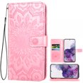 thumbnail image 1 of Phone Case for Samsung Galaxy S20 Plus Folio Flip Wallet Case, PU Leather Credit Card Holder Slots Heavy Duty Full Body Protection Kickstand Protective Phone Cover for Galaxy S20 Plus Women, Rose Gold, 1 of 5