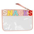 thumbnail image 2 of Snack Storage Bag | Transparent Zipper Pouch Waterproof Handheld Makeup Bag Portable Toiletry Organizer for Travel Cosmetics Snacks Toiletries Storage, 2 of 7