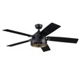 thumbnail image 1 of Prominence Home 51479-01 Ventilateur de Plafond Octavia, 52, Noir Mat, 1 of 4