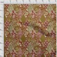 thumbnail image 4 of oneOone Polyester Spandex Dark Mustard Fabric Asian Paisley Craft Projects Decor Fabric Printed By The Yard 56 Inch Wide, 4 of 4