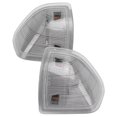 thumbnail image 1 of 68302828AA, Left Right Antiaging Side Mirror LED Turn Signal Lamp Heat Resistant 2pcs  For Repair Transparent White, 1 of 8