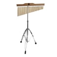 thumbnail image 3 of Yinanstore 36 Bar Chimes Musical Instrument Practice Performance with Mounting Stand Percussion Instrument for Gifts Friends New Year Gold White, 3 of 8
