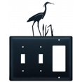 thumbnail image 1 of Village Wrought Iron ESSG-133 Switch Cover Triple - Heron, 1 of 2