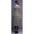 thumbnail image 2 of Bimba Robes Longues Droites pour Femmes Imprimées Manches 3/4 Vêtements Indiens, 2 of 6